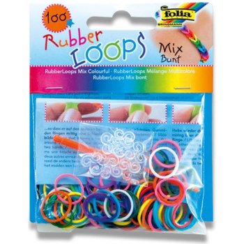 Loops Gumičky Rubber 100 ks mix barev