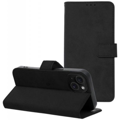 TENDER Book Pouzdro iPhone 15 černé – Zboží Mobilmania