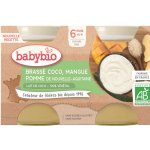 Babybio Brassé z kokosového mléka mango ananas 2 x 130 g – Zboží Dáma