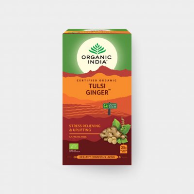 Organic India Tulsi Ginger BIO 25 sáčků – Zboží Mobilmania