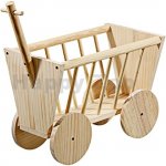 Seník vagón KARLIE dřevěný 29 x 19 x 21 cm – Zboží Dáma