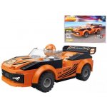 Edukie auto závodní oranžové na zpětný chod 119 ks – Hledejceny.cz