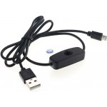 HWKITCHEN Micro USB napájecí kabel s vypínačem 1m HW435 – Zboží Živě