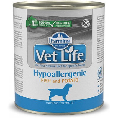 Farmina Vet Life Natural Diet Dog Hypoallergenic Fish & Potato 300g x 12