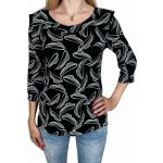 Exclusive dámská černá halenka Lucie černá – Zboží Mobilmania