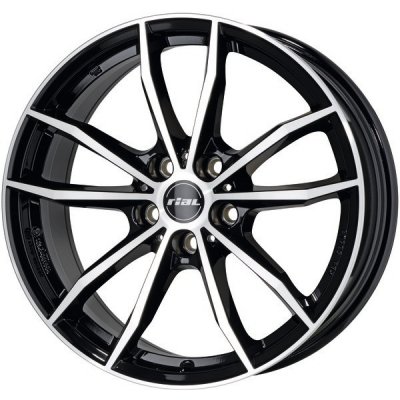 Rial X12 7,5x18 5x112 ET51 diamond black polished | Zboží Auto