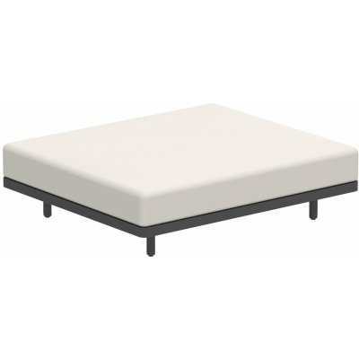 Royal Botania Podnožka velká Alura Lounge, 120x140x39,5 cm, rám hliník anthracite, bez sedáku – Hledejceny.cz