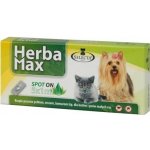 Herba Max Spot-on pro psy kočky do 15 kg 5 x 1 ml – Zboží Dáma Herba Max Spot-on pro psy kočky do 15 kg 5 x 1 ml – Zboží Dáma