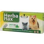 Herba Max Spot-on pro psy kočky do 15 kg 5 x 1 ml – Zbozi.Blesk.cz