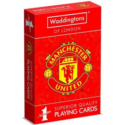 Hrací karty Waddingtons 31707 No1. Manchester United FC – Zboží Živě