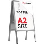 Allboards OWZ_P_03 A2 stříbrný rám – Zboží Dáma