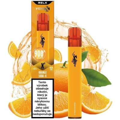 Venix X2 Orange Soda-X 16 mg 900 potáhnutí – Zboží Dáma