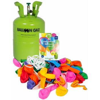 Helium Balloon Time + 30 barevných balónků mix od 869 Kč - Heureka.cz