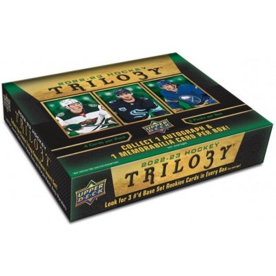 Upper Deck Upper Deck 2022-2023 NHL Trilogy Hobby Box hokejové karty – Hledejceny.cz