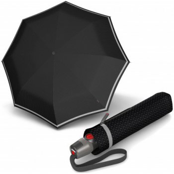 Knirps T.200 Medium duomatic Reflective Rain pánský plně automatický deštník černý