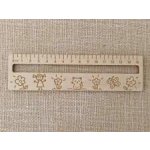 Lucille DD03542 dřevěné designové pravítko – Zboží Dáma