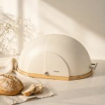 HOMLA Chlebník Darvin smetanový – Zboží Mobilmania