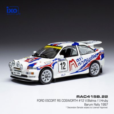 IXO Ford Escort RS CosworthBarum Rally 1997 12 BlahnaHrubý 1:43 – Hledejceny.cz