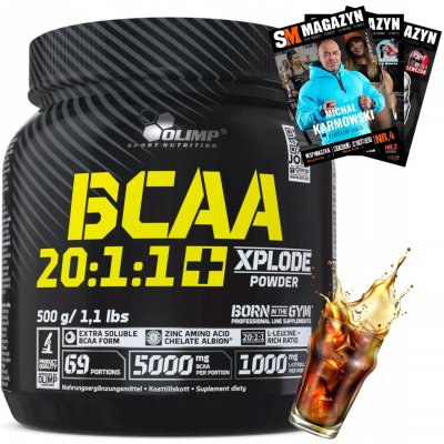 Olimp BCAA XPLODE POWDER 20:1:1 500 g – Hledejceny.cz