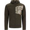 Rybářské tričko, svetr, mikina Simms CX Hoody Full Zip Dark Stone/Ghost Camo