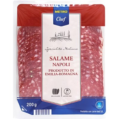 Metro Chef Salám Napoli plátky 200 g – Zboží Dáma