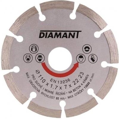 Kotouč diamantový segment O 150 x 22.2 mm, DIAMANT 121115 – Zbozi.Blesk.cz