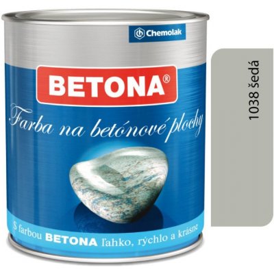 Chemolak BETONA 0,75 l l 1038Šedá – Zboží Mobilmania