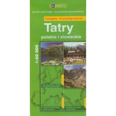 Tatry polskie i słowackie. Mapa turystyczna 1 : 50 000