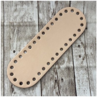 Kreatinka/Kožené Dno na kabelku 30x10cm Barva: Latté – Sleviste.cz