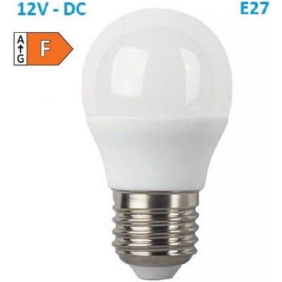 Diolamp SMD LED žárovka matná Special Voltage Ball G45 5W/12V-DC/E27/4000K/450Lm/180° – Hledejceny.cz