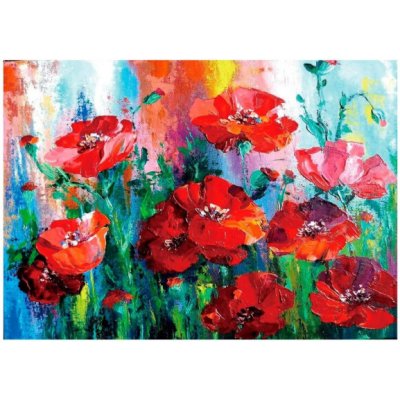 MyCreativ diamantové malování vlčí máky 30 x 40cm – Hledejceny.cz