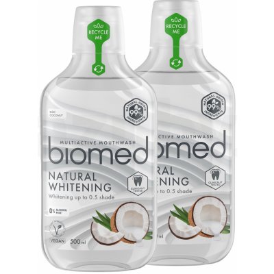 Biomed Natural Whitening ústní voda 500 ml – Zbozi.Blesk.cz