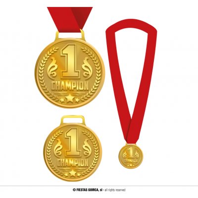 Medaile Champion zlatá šampión – Zboží Dáma