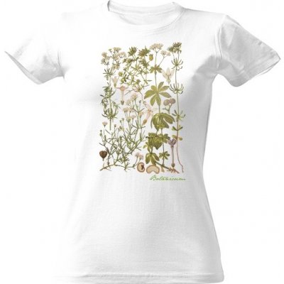 Tričko s potiskem Bylinky Bílá – Hledejceny.cz