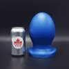 Anální kolík Topped Toys Gape Keeper 150 Blue Steel, prémiový silikonový anální kolík 19 x 13 cm