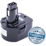 AVACOM BLACK & DECKER A9252 Ni-Mh 12V 3000mAh, články PANASONIC - neoriginální – Sleviste.cz