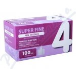 Super Fine jehly pro inzul.pera 4 mm 33G 100 ks – Zboží Dáma