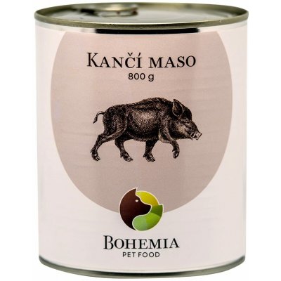 Bohemia Pet Food Kančí maso ve vlastní šťávě balení 800 g – Hledejceny.cz