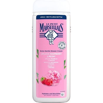 Le Petit Marseillais Raspberry&Peony krémový sprchový gel 400 ml