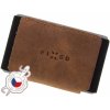 Peněženka Fixed Tiny Wallet kožená z pravé hovězí kůže hnědá FIXW-STN-BRW