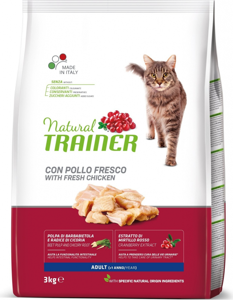 Trainer Natural Cat Adult kuřecí 3 kg