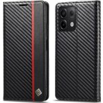 IMEEKE CARBON Peněženkový Xiaomi Redmi Note 13 Pro – Zboží Živě