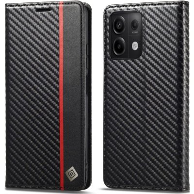 IMEEKE CARBON Peněženkový Xiaomi Redmi Note 13 Pro – Zboží Živě