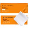 Fotodoplněk K&F Concept 20pcs* Microfiber Cleaning cloth Kit, 15*15cm, White, Dry, in vacuum