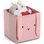 Zeller Present box čtvercový tvar Mušelín růžová 28x28x28 – Zboží Dáma