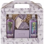 Bohemia Herbs Lavender La Provence sprchový gel 100 ml + Olejová lázeň 100 ml + mýdlo 100 g + bylinky levandule v sáčku dárková sada – Zboží Dáma