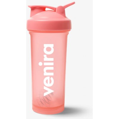 VENIRA shaker PRO s poutkem, růžový, 600 ml – Sleviste.cz