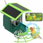 E-CrossStu Ptačí budka s kamerou Wifi 4KBIRD zelená – Zbozi.Blesk.cz