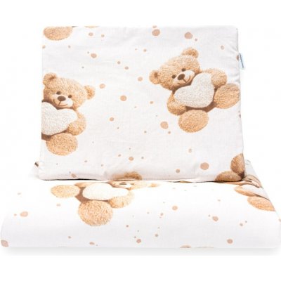 New Baby Oboustranný Set z Velvet Love Teddy Bear beige – Hledejceny.cz