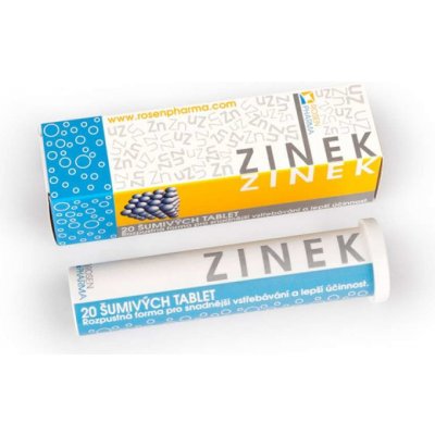 Rosenpharma Rosen Zinek eff.20 tablet – Hledejceny.cz